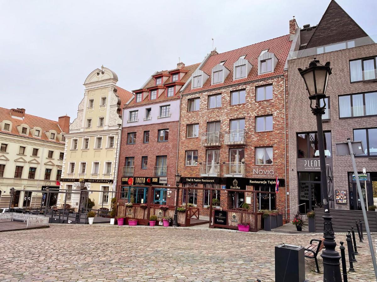 See U In Szczecin Old Town Bagian luar foto